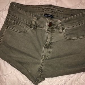 American Eagle Army Green Shorts